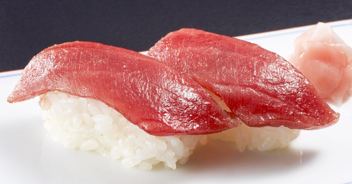 まぐろの握り寿司二貫